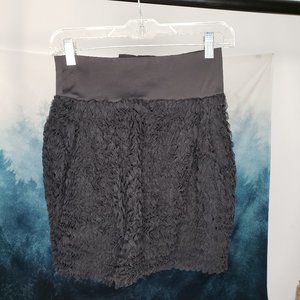 H&M Divided Black Ruffled Women's Skirt with slip